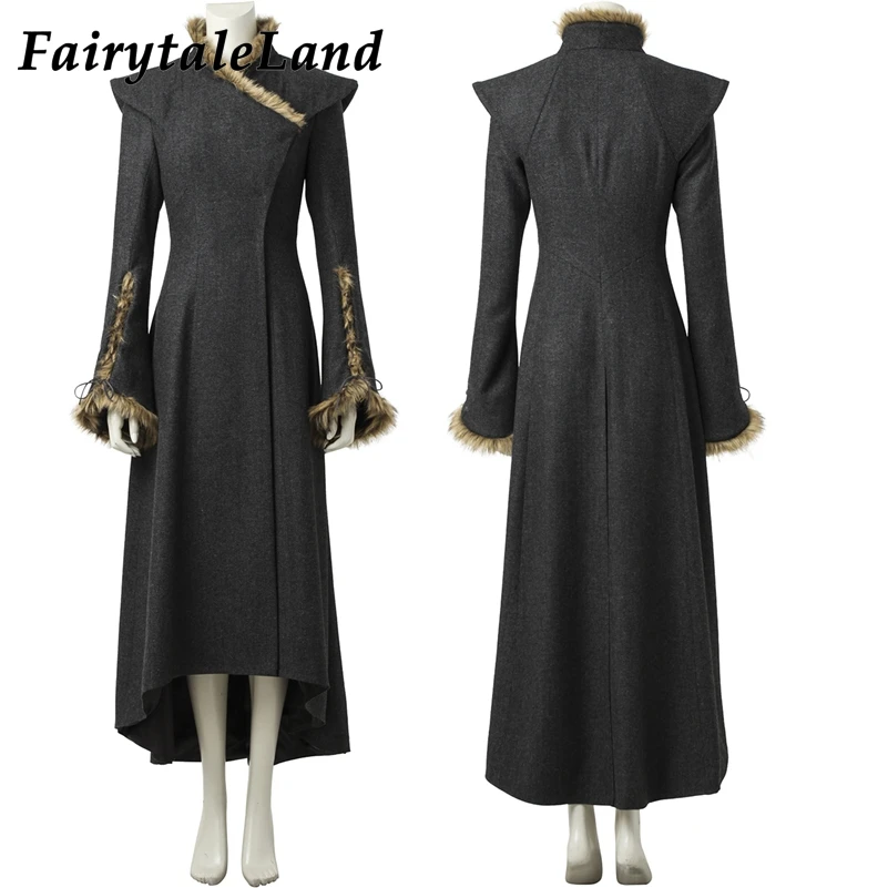 Daenerys Targaryen Season 7 Cosplay Costume with Red Cloak and Boots – Game of Thrones Dragon Queen Outfit image 3