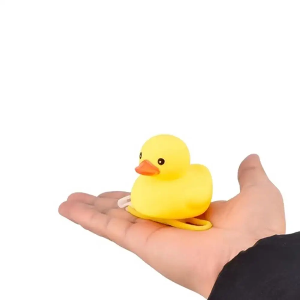 Broken Wind Duck Wearing A Helmet Horn Bicycle Motorcycle Hard Hat Horn Light Toy Broken Duck Social Horn Bicycle Lamp Toy Bell