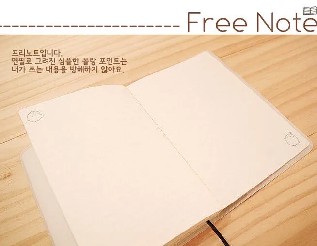 2015-2016 Cute Kawaii Notebook Cartoon Molang Rabbit Journal  Diary Planner Notepad for Kids Gift Korean Stationery22