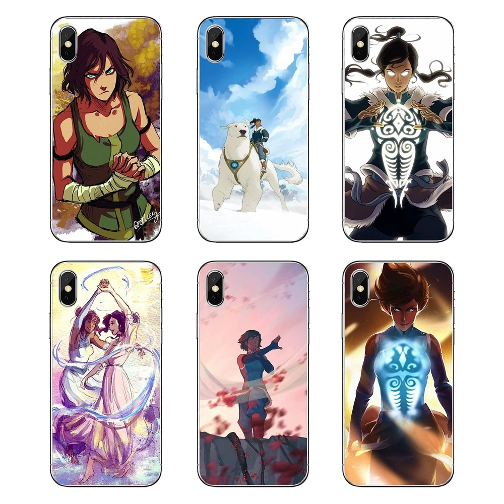 

Transparent Soft Shell Covers For iPod Touch iPhone 4 4S 5 5S 5C SE 6 6S 7 8 X XR XS Plus MAX Avatar The Legend Of Korra Anime