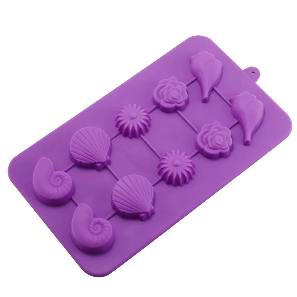 T0916P0278D Silicone Mold Sea Shell Conch detail 05