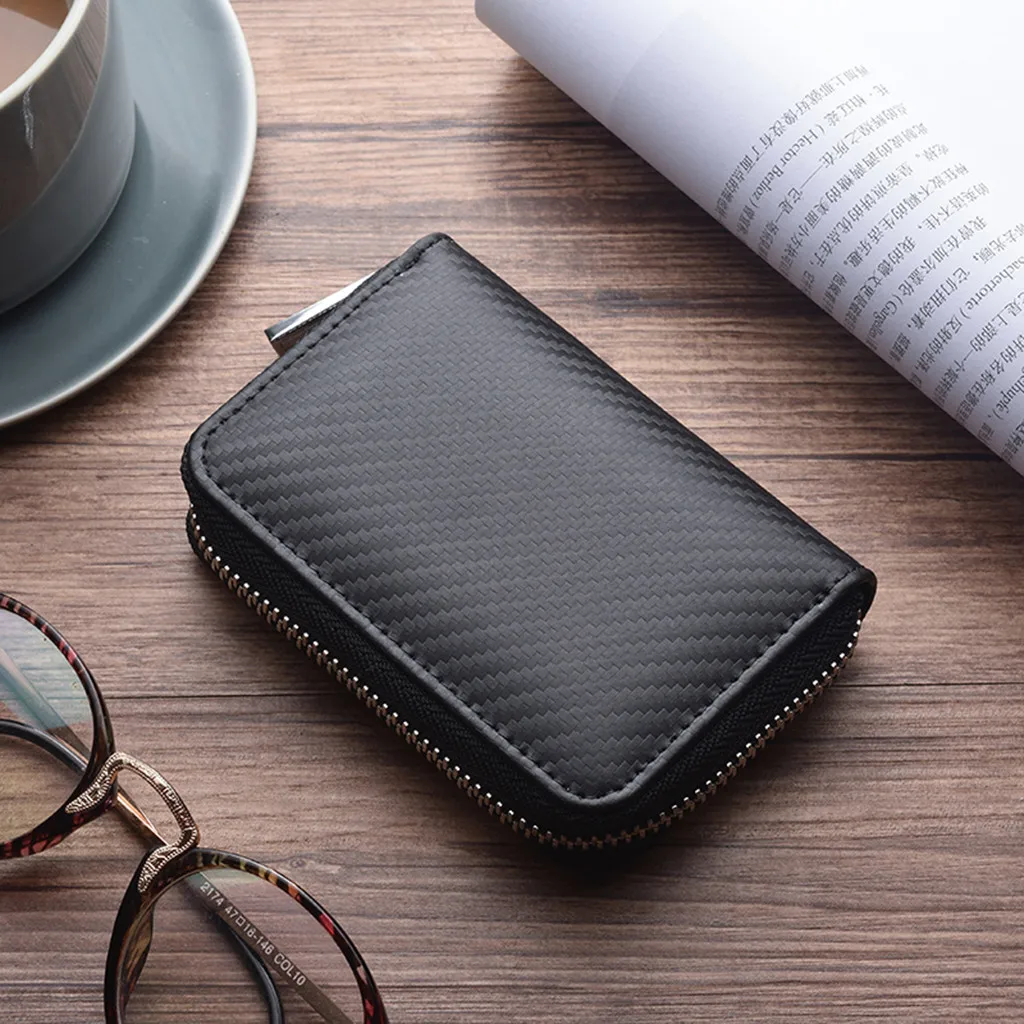 

Wallet 2019 New Fashion Men Anti-magnetic Multi-card Large Capacity Organ Card Package Wallet
