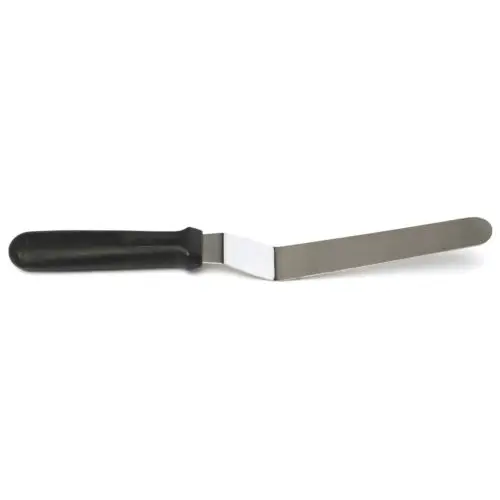 

Spatula With Plastic Handle Bending Cream Butter Smooth Flat Scraper Blade Angle 6/8/10 inch