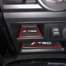 ¡LHD! Para Toyota 4Runner 2010-2021 colorido TRD Puerta de coche de ranura de la puerta para taza Anti-Slip pastillas Kit 24 *