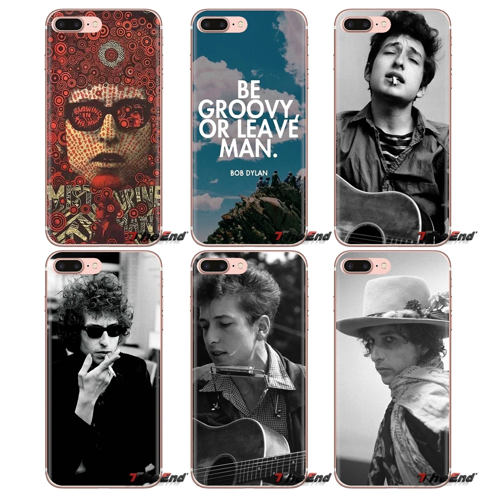 Прозрачные мягкие чехлы для Huawei Mate Honor 4C 5C 5X6X7 7A 7C 8 9 10 8C 8X20 Lite Pro American Rock Bob Dylan Smoking |