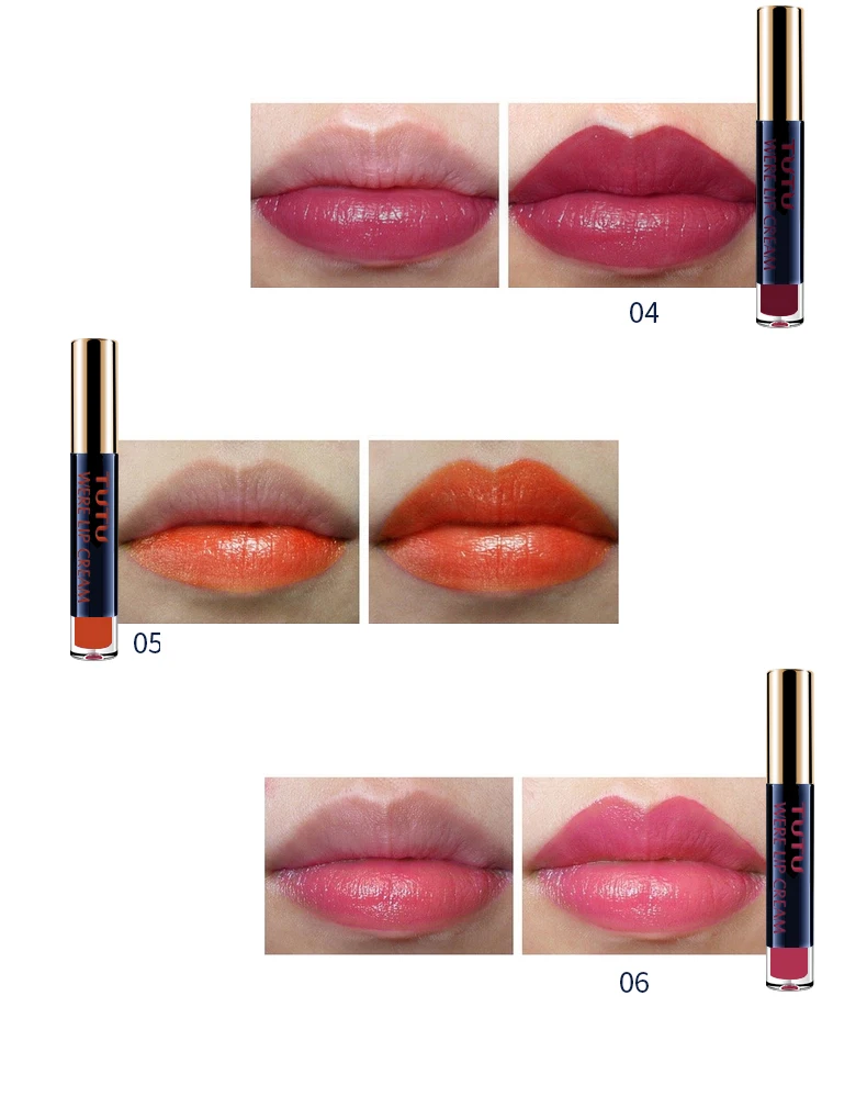 4 matte lip gloss 24 colors lip gloss focallure liquid