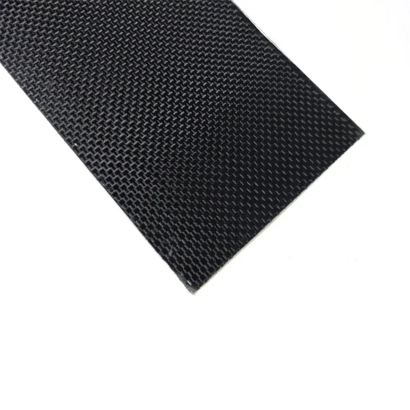 500x600x0,3 мм лист панели из настоящего углеродного волокна 3K гладкая волнистая глянцевая поверхность