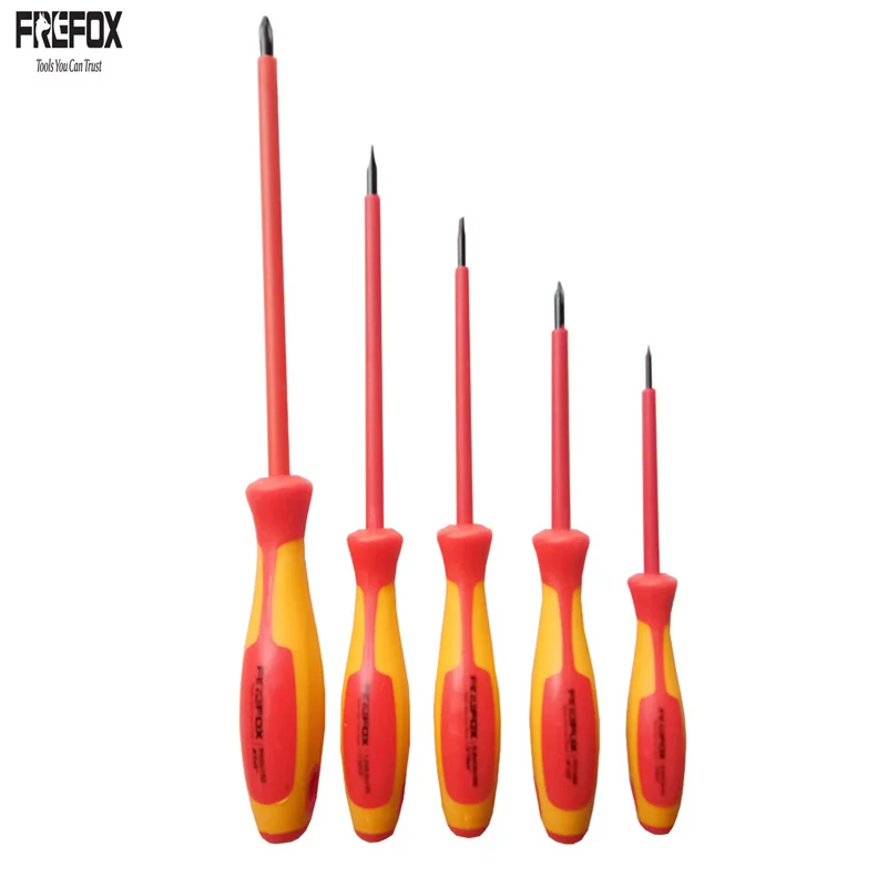 

FREFOX 5 piece Insulation screwdriver VDE screwdriver set Magnetic suit 5piece set of VDE insulated scredrivers