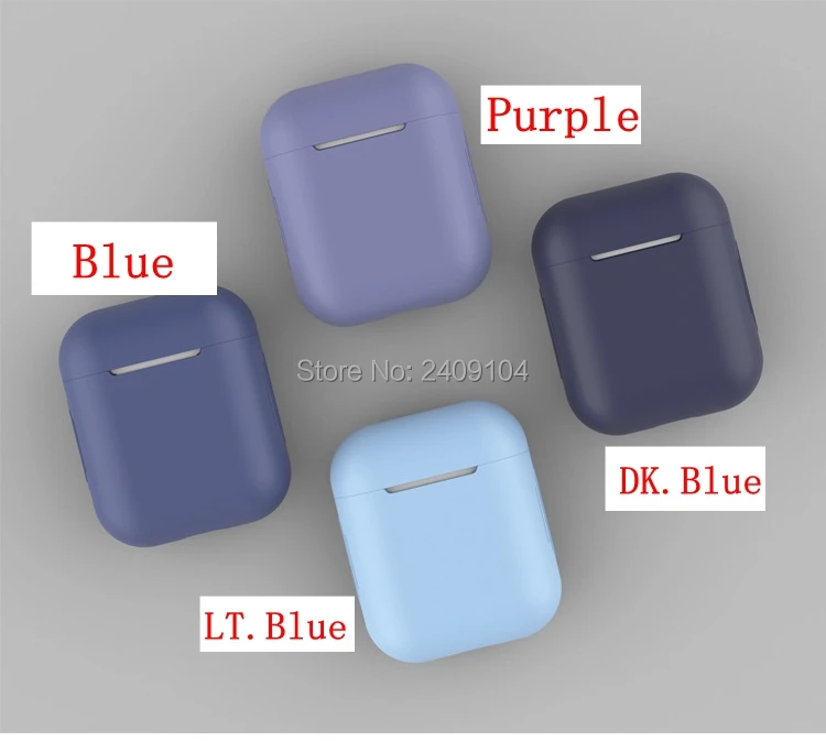 100 шт/партия защитный силиконовый чехол для Apple Airpods 1/2 Bluetooth наушники чехол Аксессуары