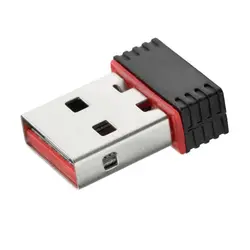 150 Мбит/с eus Mini-USB WiFi беспроводной сетевой карты адаптер 802.11n/g/b Внешний USB Wi-Fi для рабочего стола Lantop ipad