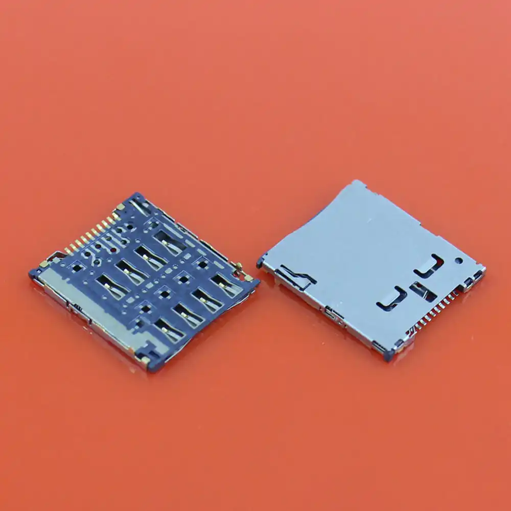 Generic YuXi 2PCS//lotSim Card Reader Socket for ASUS Fonepad 7 FE7010CG K004 Holder Connector Slot Tray Module
