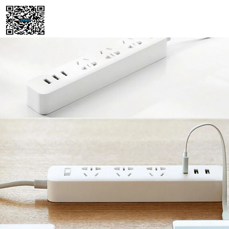 Оригинал Xiaomi розетка 3 USB разъем расширения с розеткой AU стандартный в наличии|socket