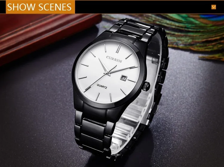 2018 Fashion CURREN Watches Sport Steel Clock Top Quality Military Men's Male Luxury Gift Wrist Quart Watches relogio masculino