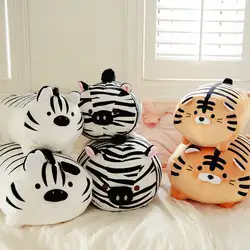 Мультфильм милый Тигр Зебра Фаршированные Плюшевые игрушки супер мягкие Тигр Зебра плюшевые куклы диван Подушка подарок на день рождения