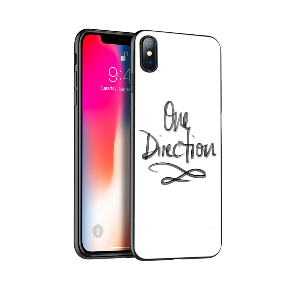 Черный чехол из ТПУ для iphone 5 5s SE 2020 6 6s 7 8 plus x 10 силиконовый XR XS 11 pro Max Niall Horan One