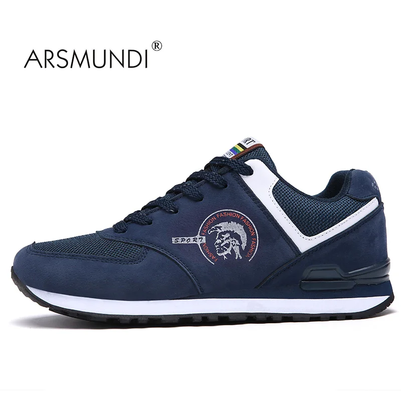 Мужские кроссовки ARSMUNDI дышащие на платформе шнурках 8H 705|walking shoes|man walksneakers air |