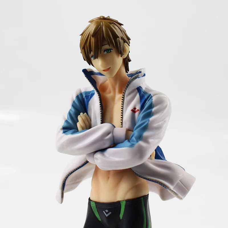 25 см 2 стиля аниме бесплатно! Iwatobi Swim Club Haruka Nanase Тачибана Макото ПВХ фигурка модель