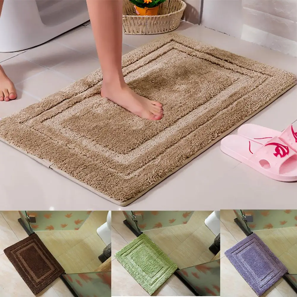 

Thickened Memory Foam Bathroom Living Room Mat Non Slip Super Absorbent Carpets Doormats Kitchen Rug Carpet Tapete Floor Mats
