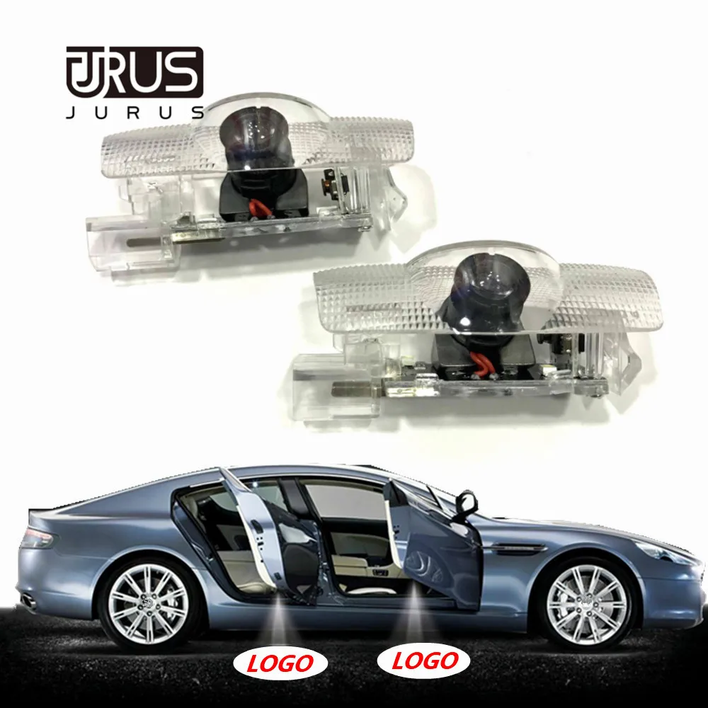 

JURUS 2Pcs Door light For Toyota Land Cruiser Highlander Corolla Reiz Prado Prius Led Door Logo Welcome Light Projector Laser