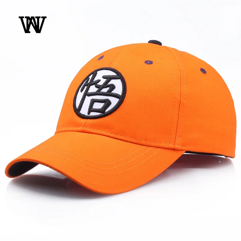 Goku Dragon Ball Cap Female Snapback Baseball Cap Women Black Trucker Cap Casual Dad Hats for Men Embroidery Bone BQM-CZX72