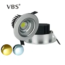 Супер яркий Диммируемый светодиодный светильник COB Потолочный Точечный светильник 5 Вт 10 Вт 20 Вт потолочный встраиваемый светильник s Теплый Холодный белый Внутреннее освещение