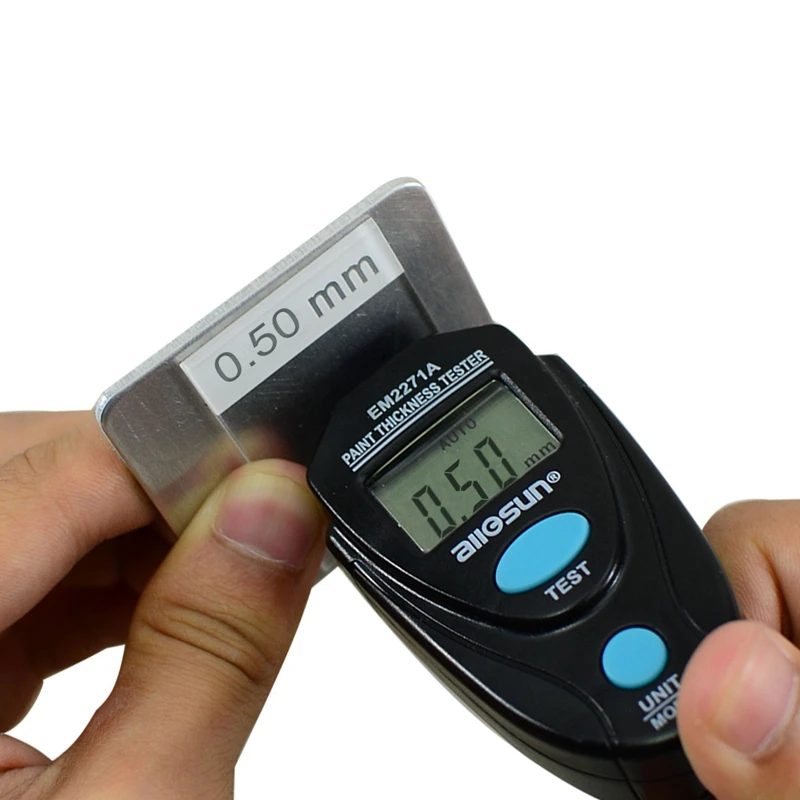  EM2271A Digital Car Painting Coating Thickness Tester Gauge w/Sheet Adjustment