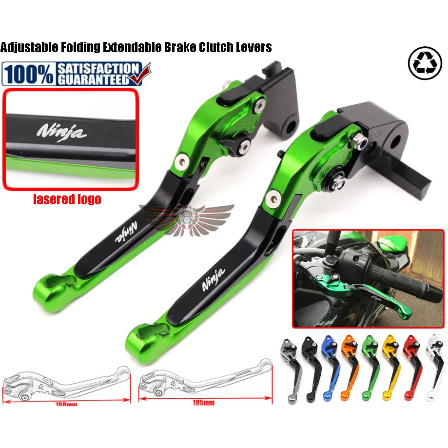 

For KAWASAKI NINJA ZX12R 2000-2005 Motorcycle Accessories Adjustable Folding Extendable Brake Clutch Levers