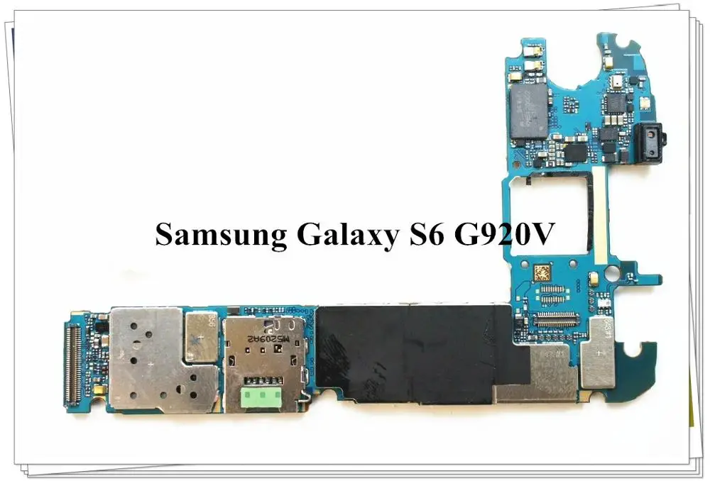 

Unlock Original motherboard For Samsung Galaxy S6 G920V motherboard 32GB Free Shipping Board