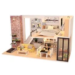 Кукольный домик миниатюрная мебель кукольный домик Сделай Сам миниатюрные домики комната коробка театральные игрушки для детские