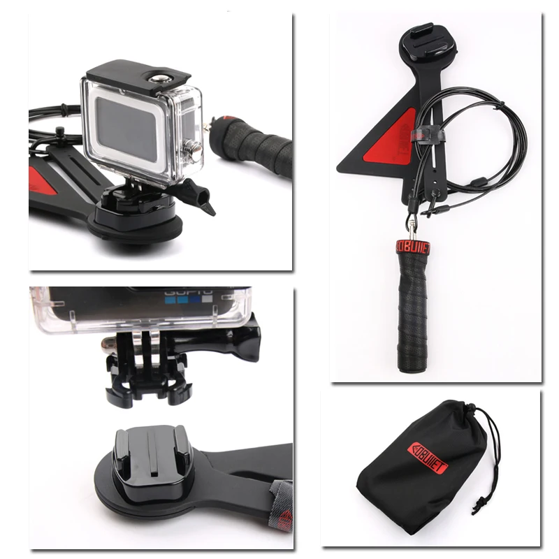Экшн камера CentriGopro с эффектом пули и таймером для селфи на 360 градусов Gopro Hero 7 6 5 4