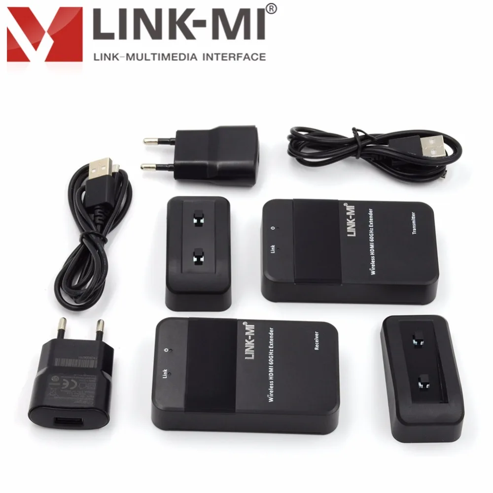 LINK-MI LM-WHD03B беспроводной HDMI 60G удлинитель передатчик и приемник