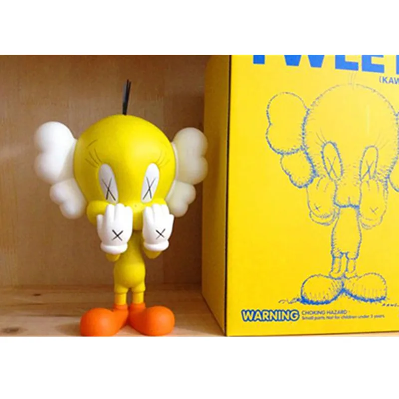 

Tweety Bird Sesame Street Action GK Figures Original Fake Companion Kid Toys Street Art Accessories Collection Morden Gift M13