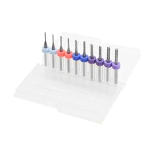 Hot sale10pcs PCB milling cutter 1 0 3 0mm fish tail milling cutter milling cutter tungsten
