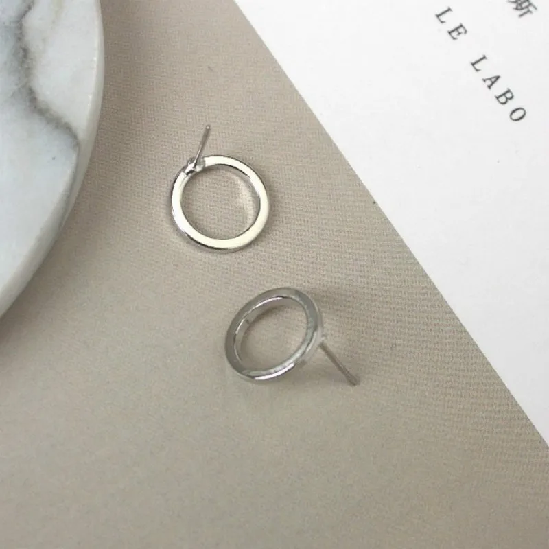 

The New Jewelry Trade Explosion Of Minimalist Minimalist Series Of Male And Female Small Circle Earrings Women Gift