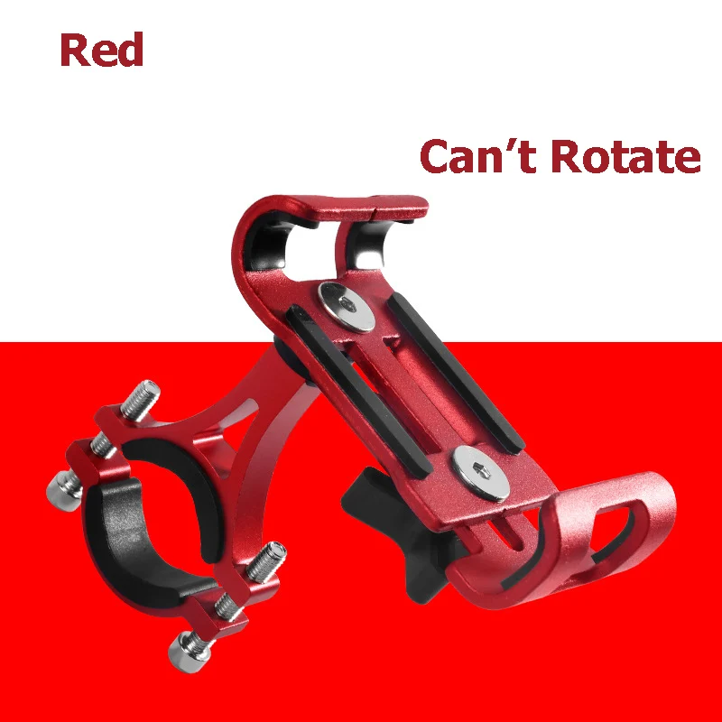 Bicycle Phone Holder Aluminum Alloy 3.5-6.5inch Cell Phone Motorcycle Clip Universal Handlebar Stand Mount GPS Bracket PA0123 (5)