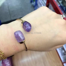 adjustable Amethyst Quartz Bangle Druzy Bracelet drusy Bangles with gift box packing