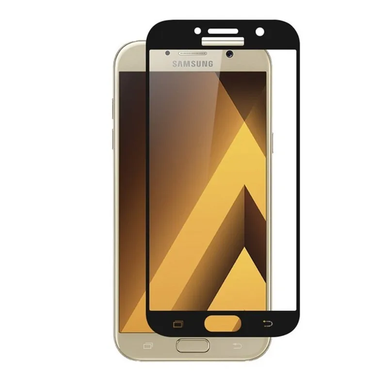 Для Samsung Galaxy A5 2017 закаленное стекло 9H 3D полное покрытие экрана Взрывозащищенная