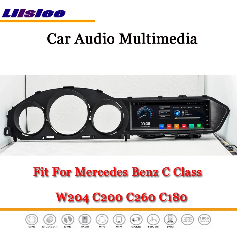 Liislee автомобильный Android gps NAVI навигационная система для Mercedes Benz C Class W204 C200 C260 C180 2011~ Радио Аудио Видео без DVD