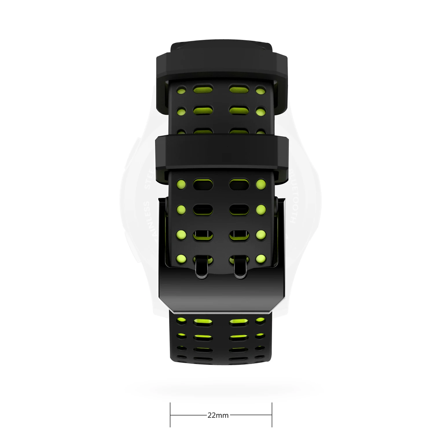 G8 22 мм Универсальный ремешок для часов Силиконовый двухцветный Samsung Gear S3 Amazfit pace