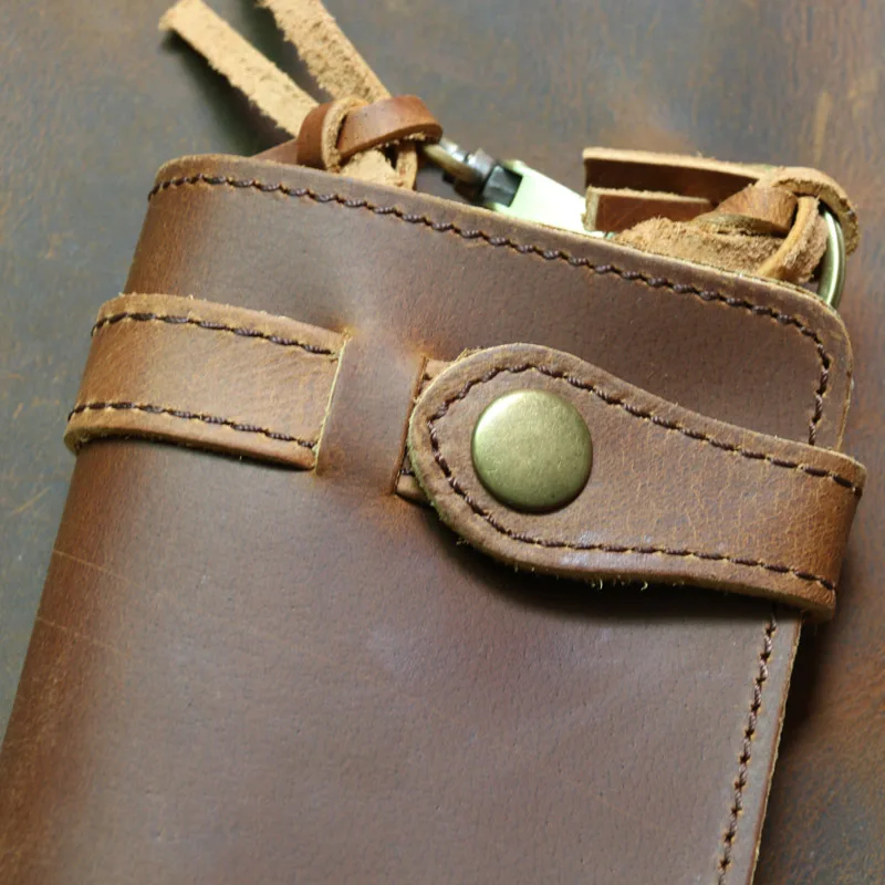

Daffdoil Handmade Genuine Leather Wallet Men Women Original Design Wallets Gift Crazy Horse Skin P20