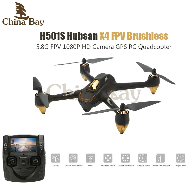Hubsan H501S H501SS X4 Pro font b RC b font Quadcopter 5 8G FPV Brushless font
