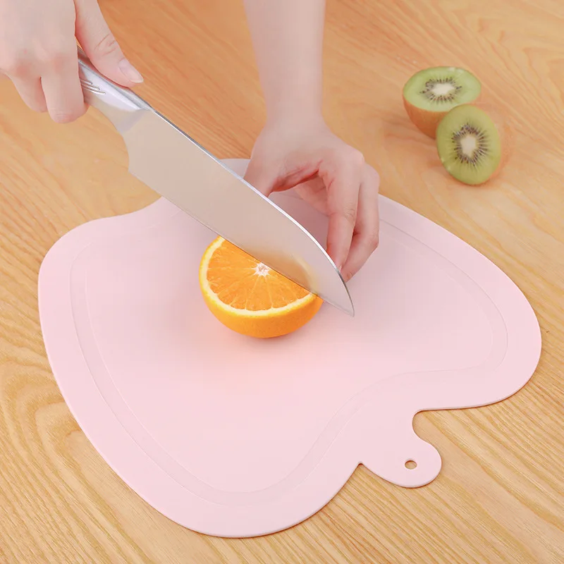 Apple Shape Fruit Chopping Board Kitchen Utensils Multifunction