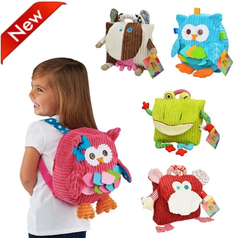 

5 Patterns Children backpacks with High Quality Plush Backpack and Plush Bag Kids Minnie Backpacks for Baby Gift Backpack Toy