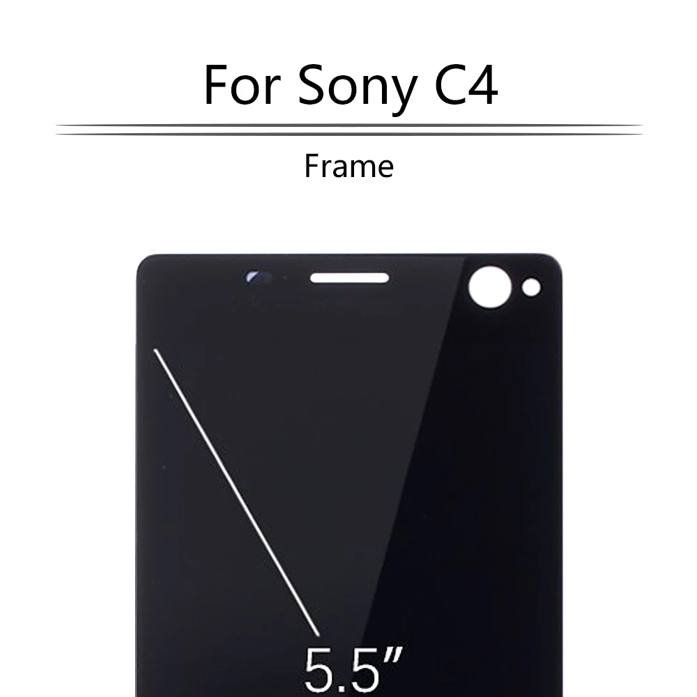 ЖК дисплей 5 дюйма для SONY Xperia C4 сенсорный экран с рамкой дигитайзер E5303 E5353 E5333