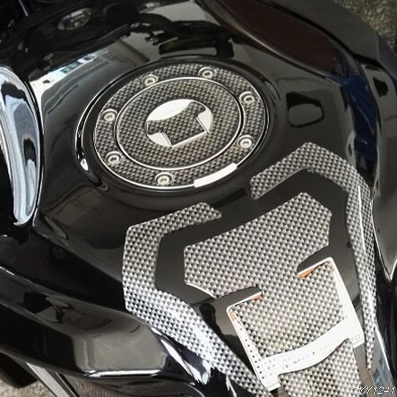 Мотоцикл углеродного волокна Танк Pad защита бака Стикеры для HONDA CBR600 F2