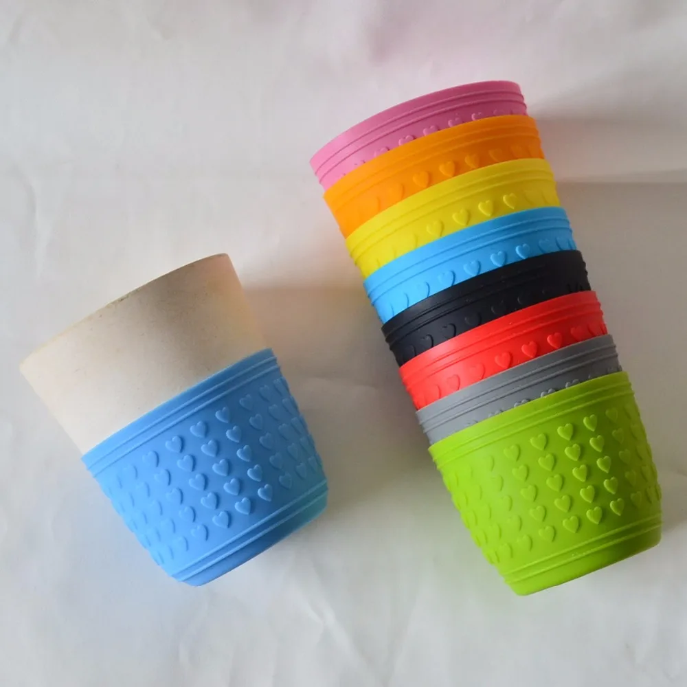 silicone Cup bottom cover for mugs,Heat insulation Ceramic cup bottom