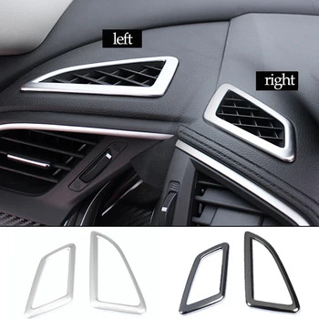 

2 pcs/set Chrome Dashboard Air Outlet Ring Cover Trim For HONDA CIVIC 2016 Car Styling