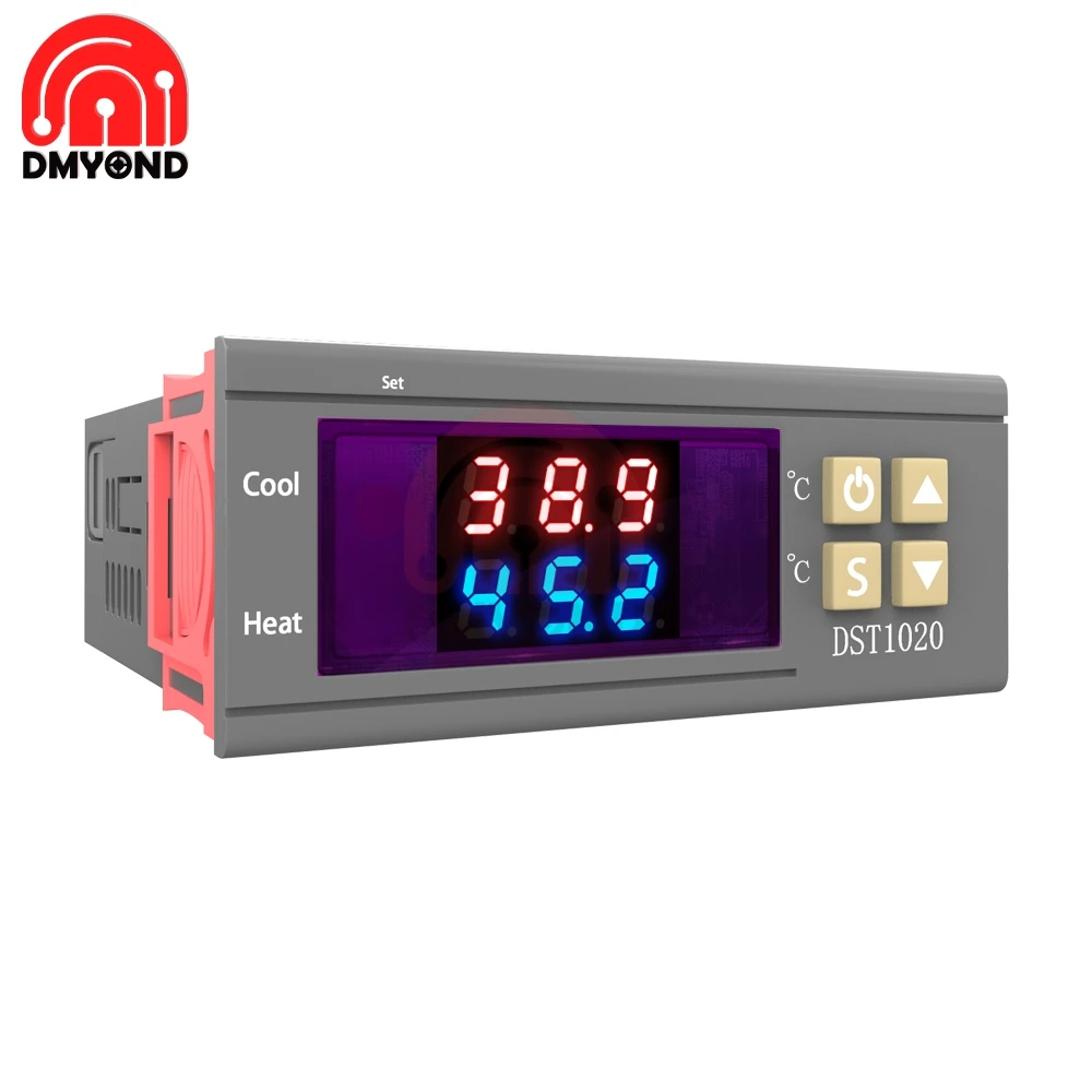 DST1020 AC 110-220V Цифровой термостат гигростат регулятор температуры влажности Регулятор термометр метр Замена STC-1000