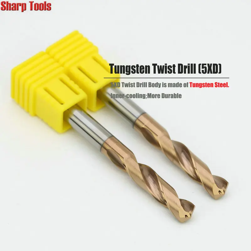 solid carbide twist drill bit for steel cast iron_1