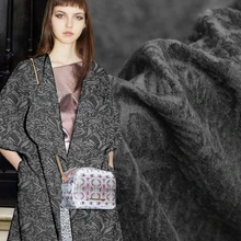 Ограниченная Высококачественная импортная жаккардовая шерстяная ткань для пальто Рождественская ткань флисовая ткань tissu telas tecidos tissus